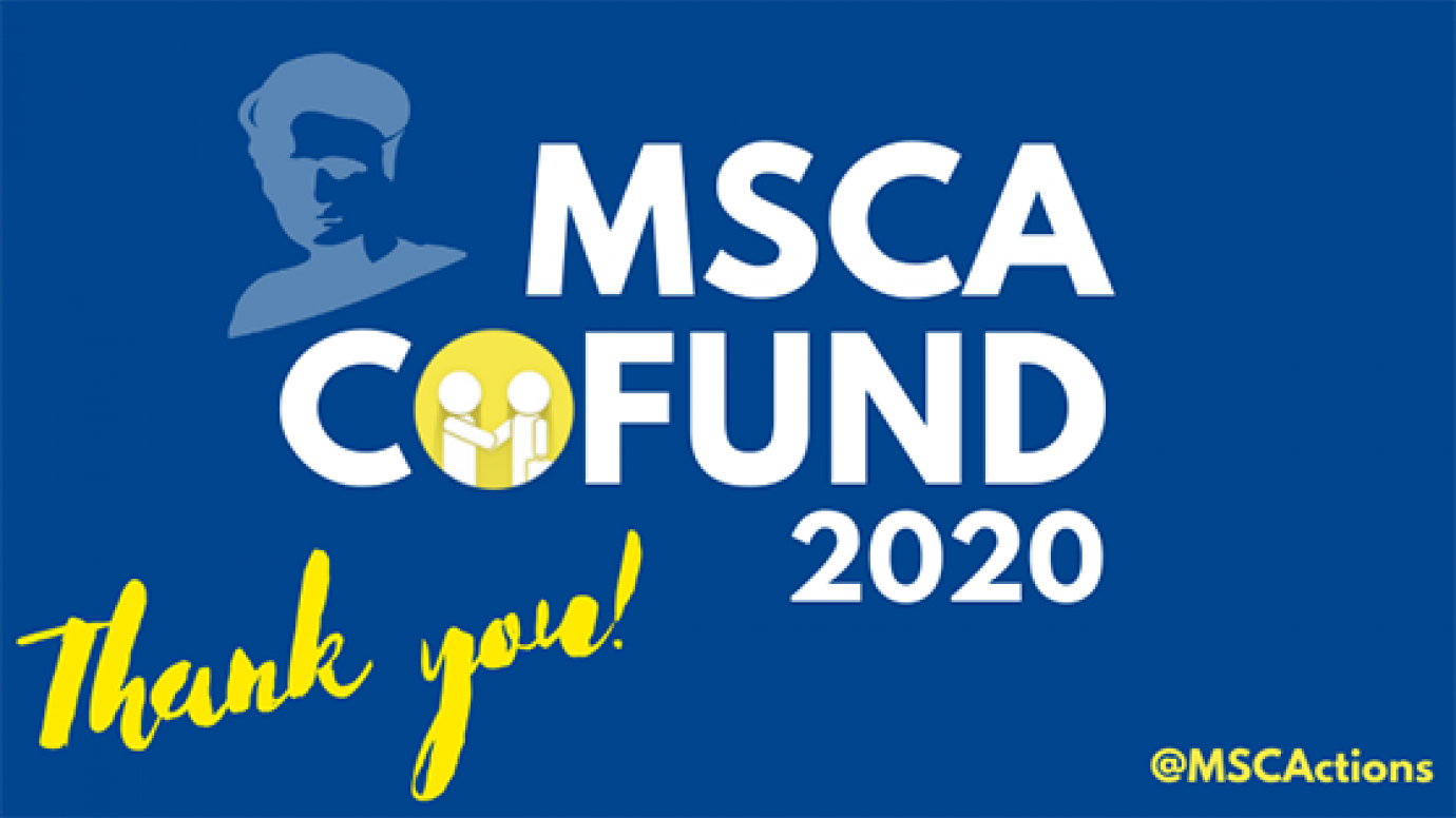 'MSCA COFUND 2020 - Thank you!'