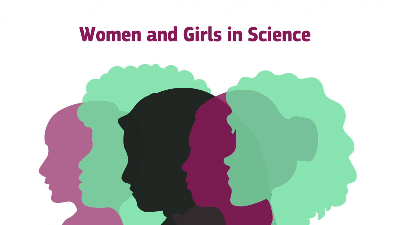 Women and Girls in Science 2021 banner
