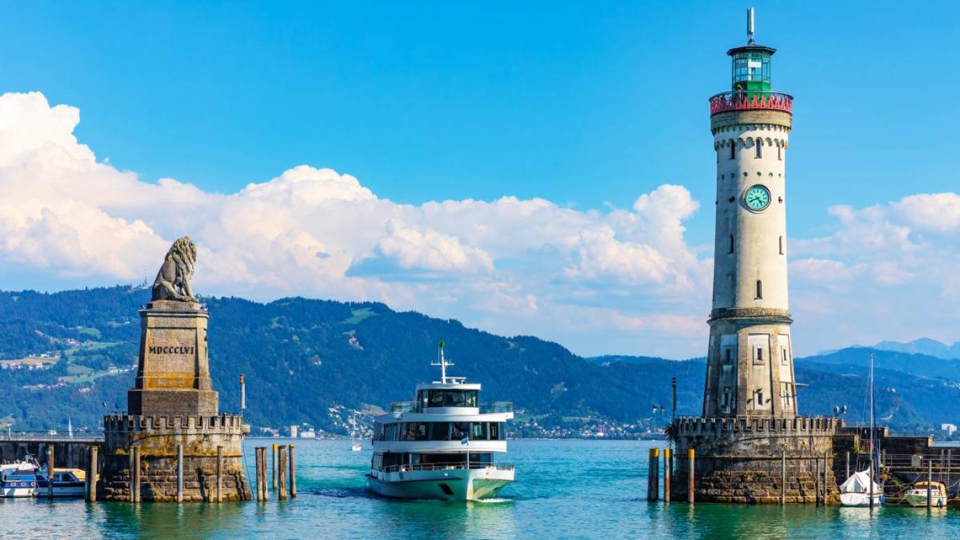Lindau lake scene