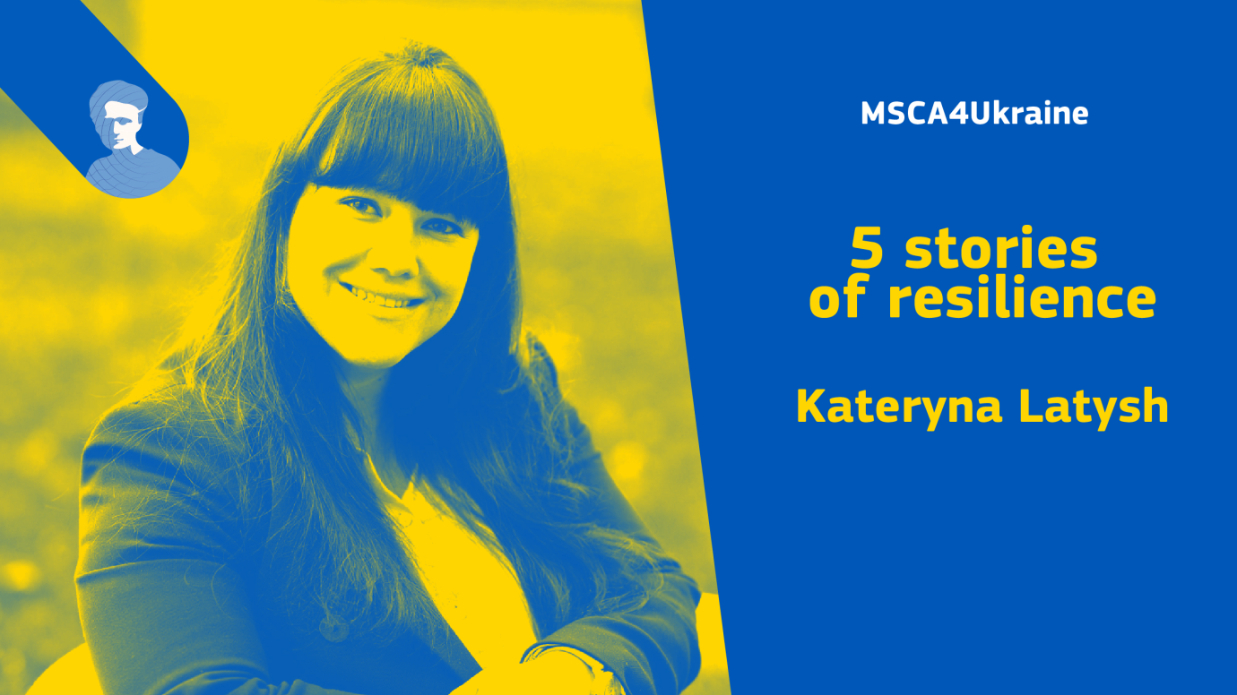Portrait of MSCA4Ukraine fellow Kateryna Latysh