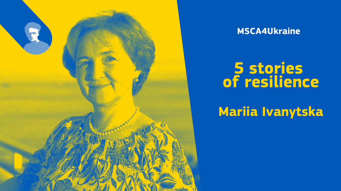 Portrait of MSCA4Ukraine fellow Mariia Ivanytska